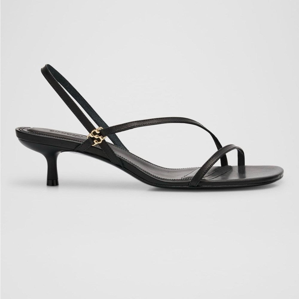 Simkhai Black Leather Heels